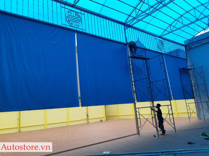 Bạt che nắng mưa tự cuốn