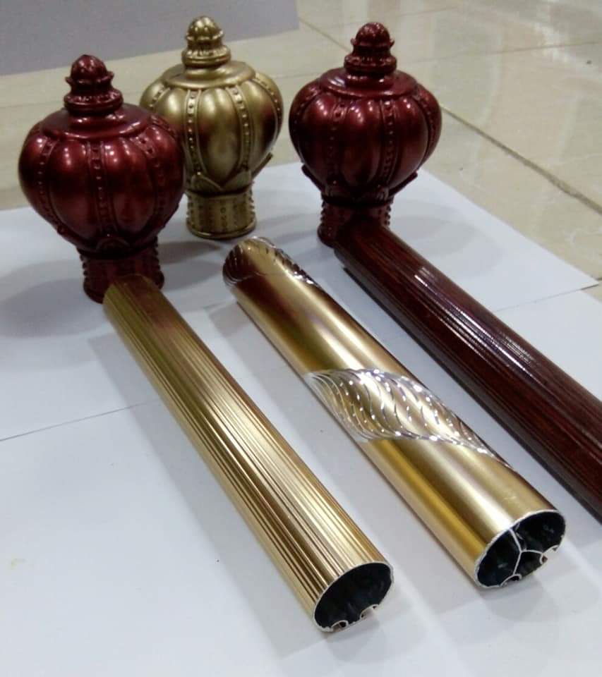 Ray rèm cong, Thanh treo rèm uốn cong 90 độ, 3m, 4m, 5m, 6m