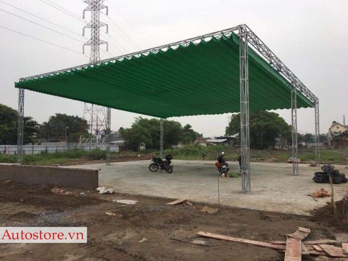 Mái che xếp lượn sóng